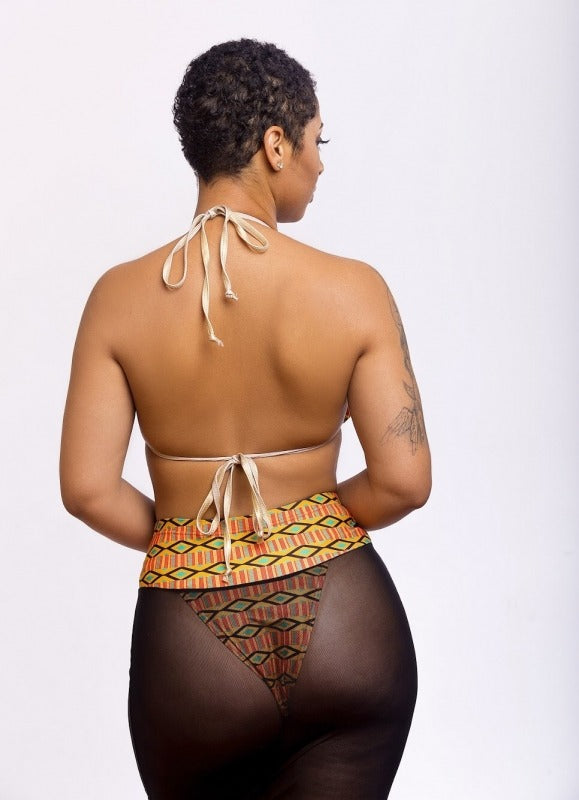 High Waist Mesh Skirt