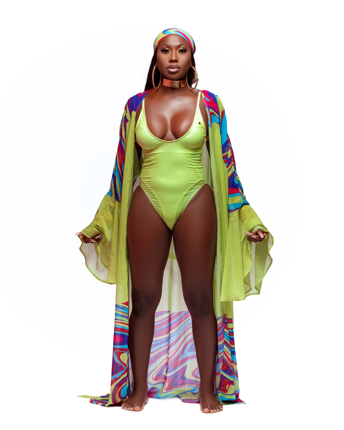 Neon Green Bikini Set