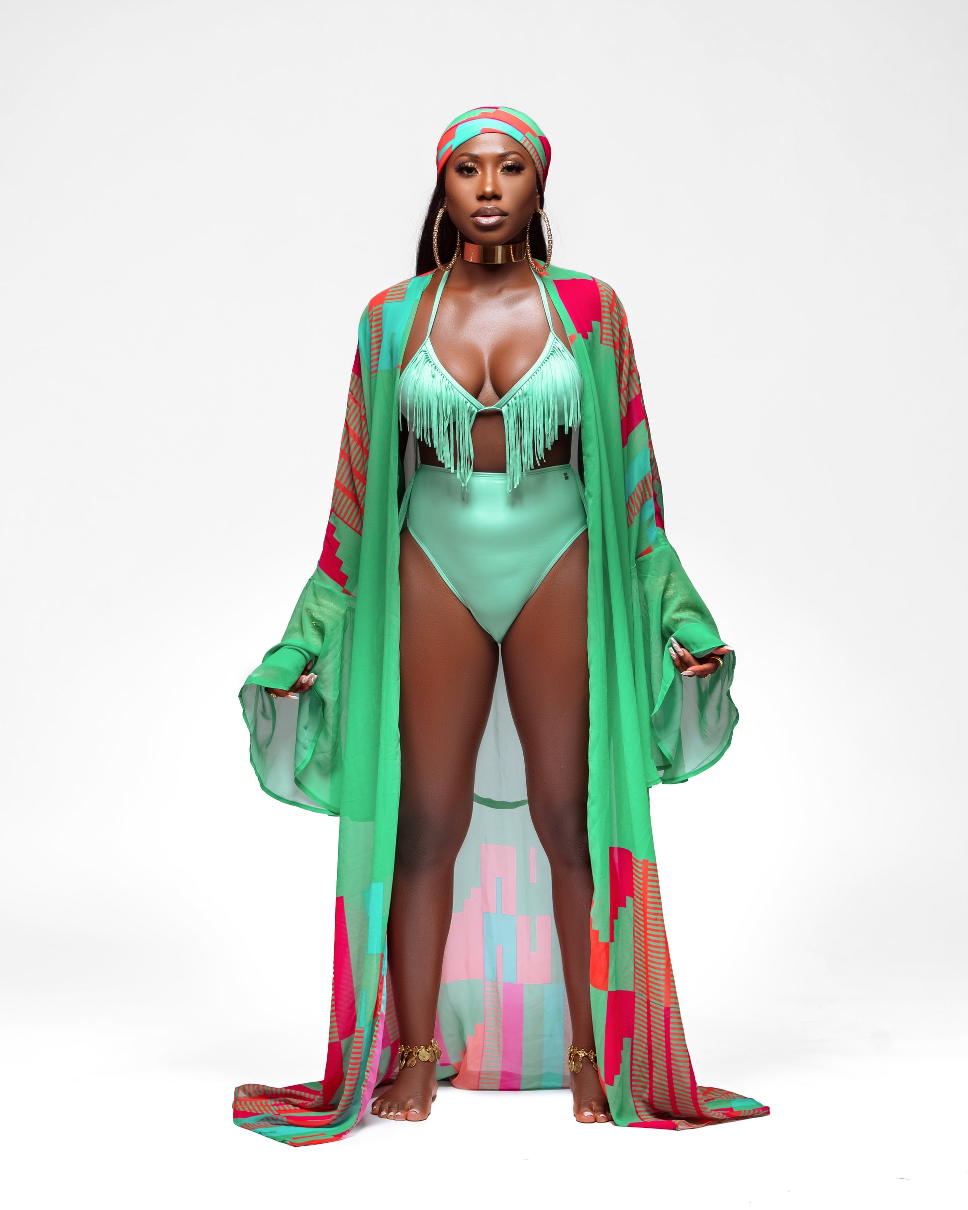 Mint Green Bikini Set